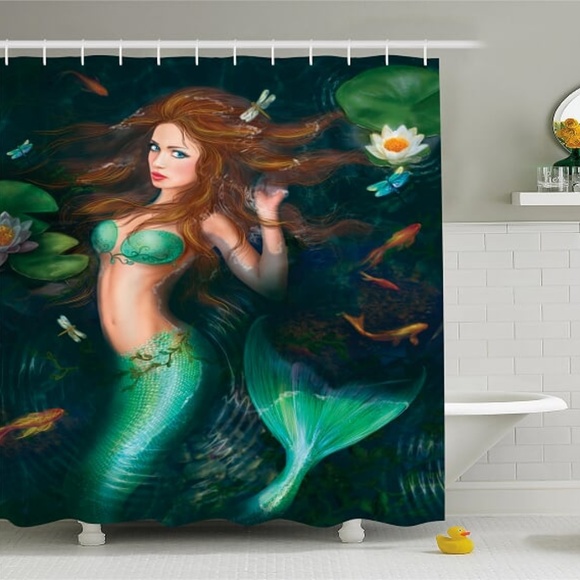 Ambesonne Other - Shower Curtain Mythical Mermaid Print